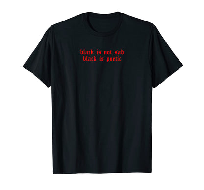 90S Grunge Gothic Sad E Aeshtetic Black T-Shirt - Unique Graphic Men Women - T-Shirt, Sweatshirt, Hoodie