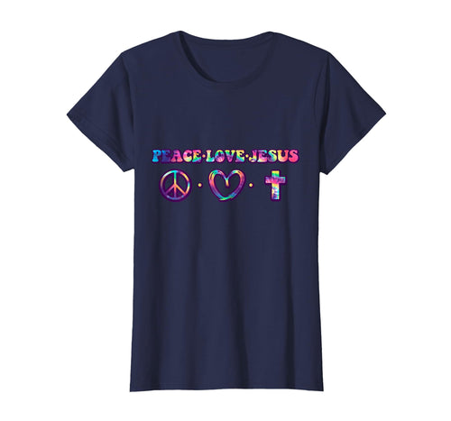 Peace Symbol Love And Jesus T-Shirt - Casual Everyday Wear for Adults - T-Shirt, Sweatshirt, Hoodie