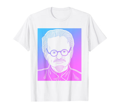 Vaporwave Leon Trotsky Asthetic T-Shirt - Casual Everyday Wear Unisex - T-Shirt, Sweatshirt, Hoodie