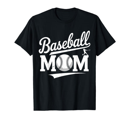 Baseball Mom Funny Baseball T-Shirt - Casual Everyday Wear for Adults - T-Shirt, Sweatshirt, Hoodie