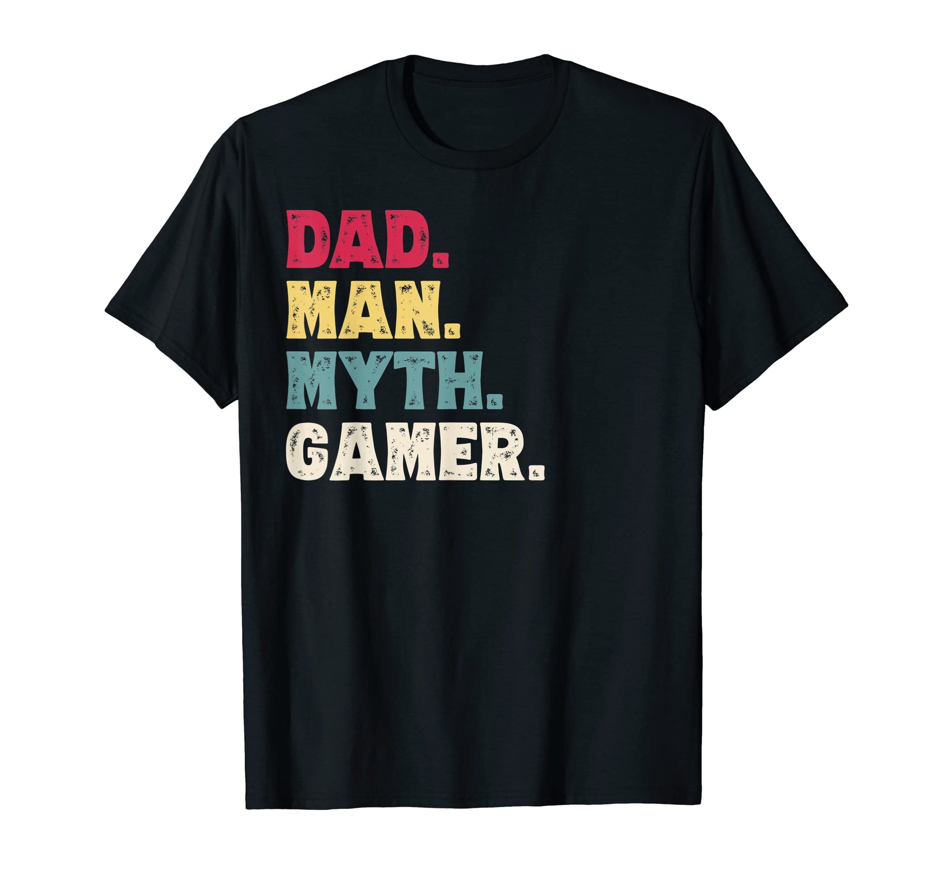 Mens Dad Myth Gamer Funny Fathers Day T-Shirt - Graphic Print Men Women - T-Shirt, Sweatshirt, Hoodie