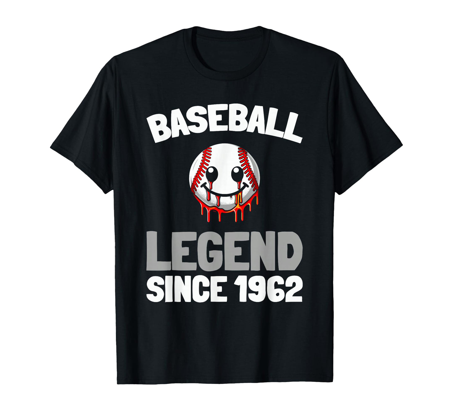 Born 1962 Baseball Baseballer Sport T-Shirt - Minimalist Print for Adults - T-Shirt, Sweatshirt, Hoodie