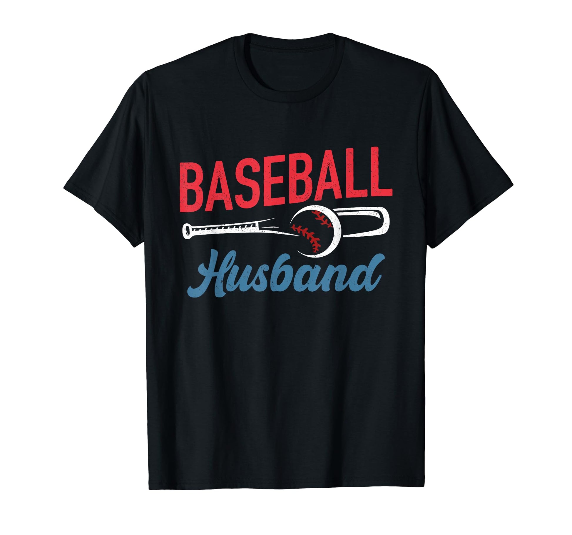 Baseball Husband Life Happy Fathers Day T-Shirt - Graphic Print for Adults - T-Shirt, Sweatshirt, Hoodie