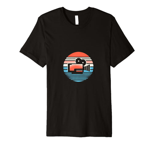 Camera Sunset T-Shirt - Minimalist Print Men Women - T-Shirt, Sweatshirt, Hoodie