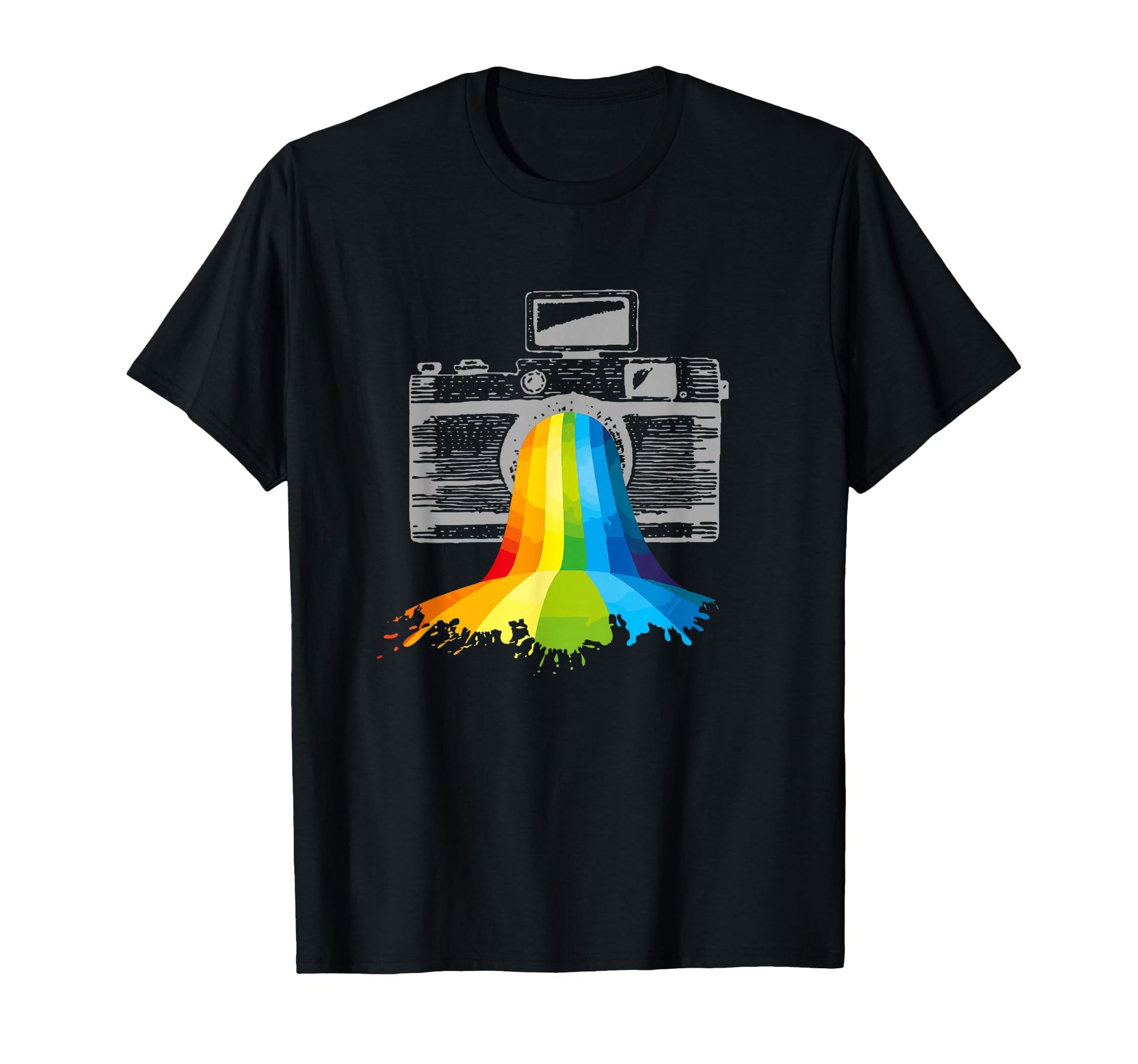 Camera Art Photography Photographer T-Shirt - Trendy Graphic for Adults - T-Shirt, Sweatshirt, Hoodie