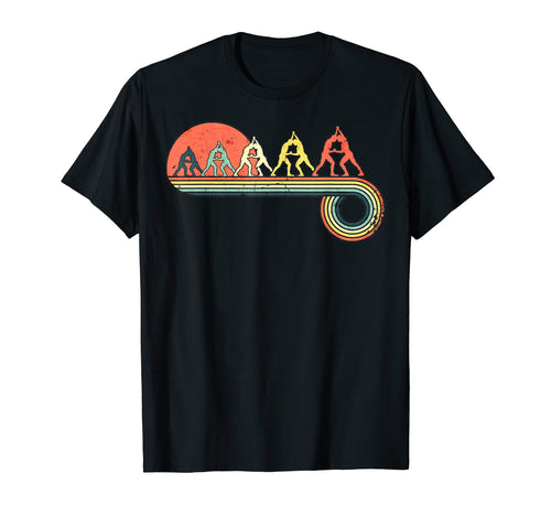 Wrestling Sunset Rainbow T-Shirt - Unique Graphic Men Women - T-Shirt, Sweatshirt, Hoodie