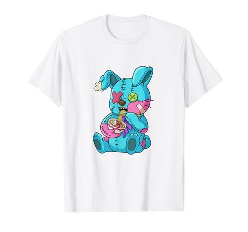 Goth Bunny Ramen Aesthetic Vaporwave T-Shirt - Novelty Apparel Men Women - T-Shirt, Sweatshirt, Hoodie