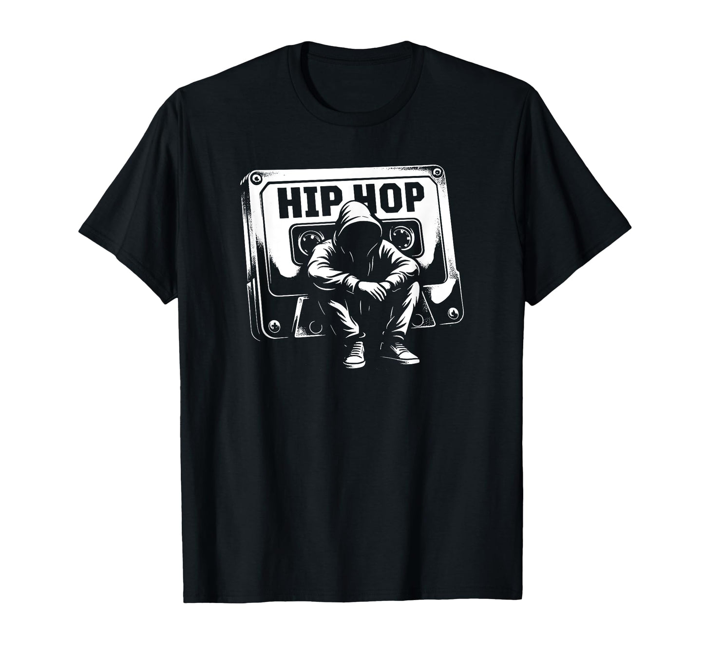 Hip Hop Cassette Tape Old School T-Shirt - Casual Everyday Wear Men Women - T-Shirt, Sweatshirt, Hoodie