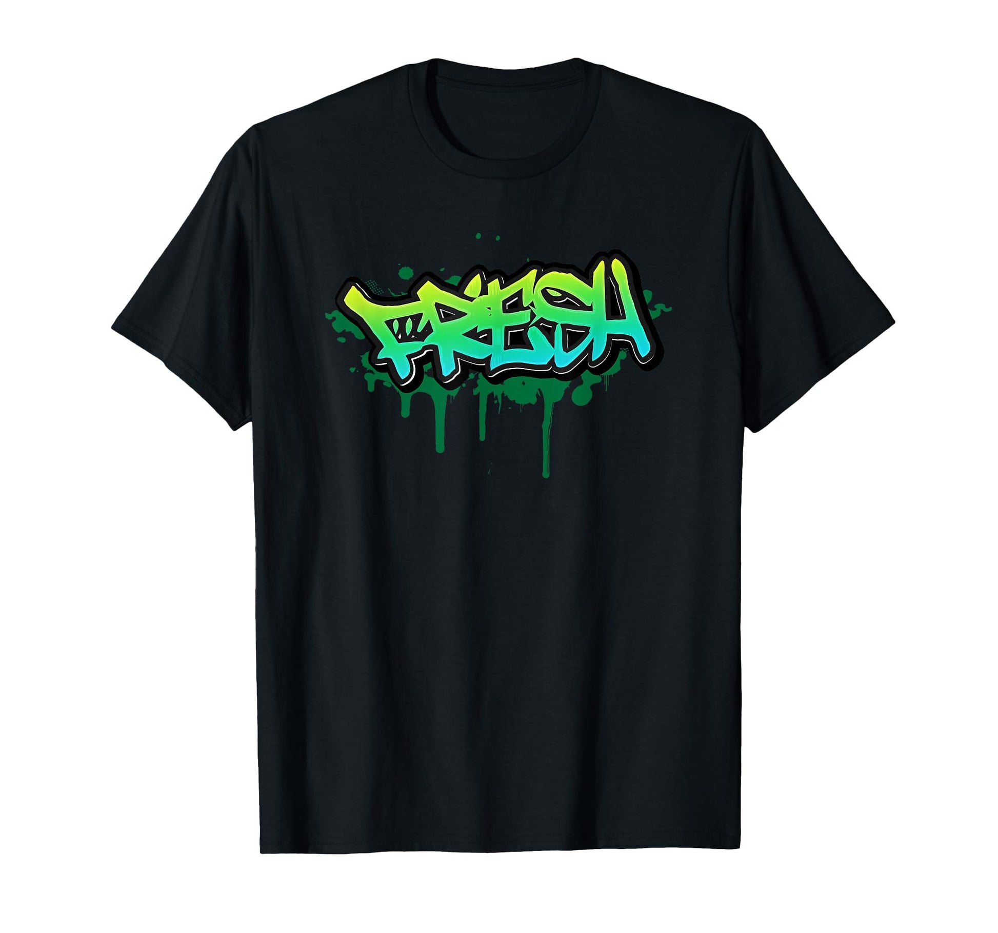 Fresh Old School Graffiti Funny T-Shirt - Aesthetic Graphic Men Women - T-Shirt, Sweatshirt, Hoodie