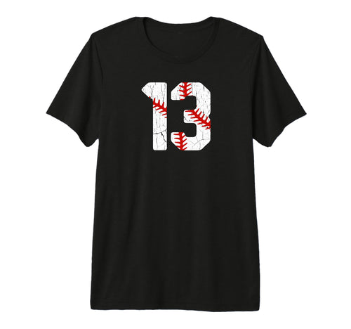 Baseball Player Jersey Number 13 13 T-Shirt - Aesthetic Graphic Unisex - T-Shirt, Sweatshirt, Hoodie