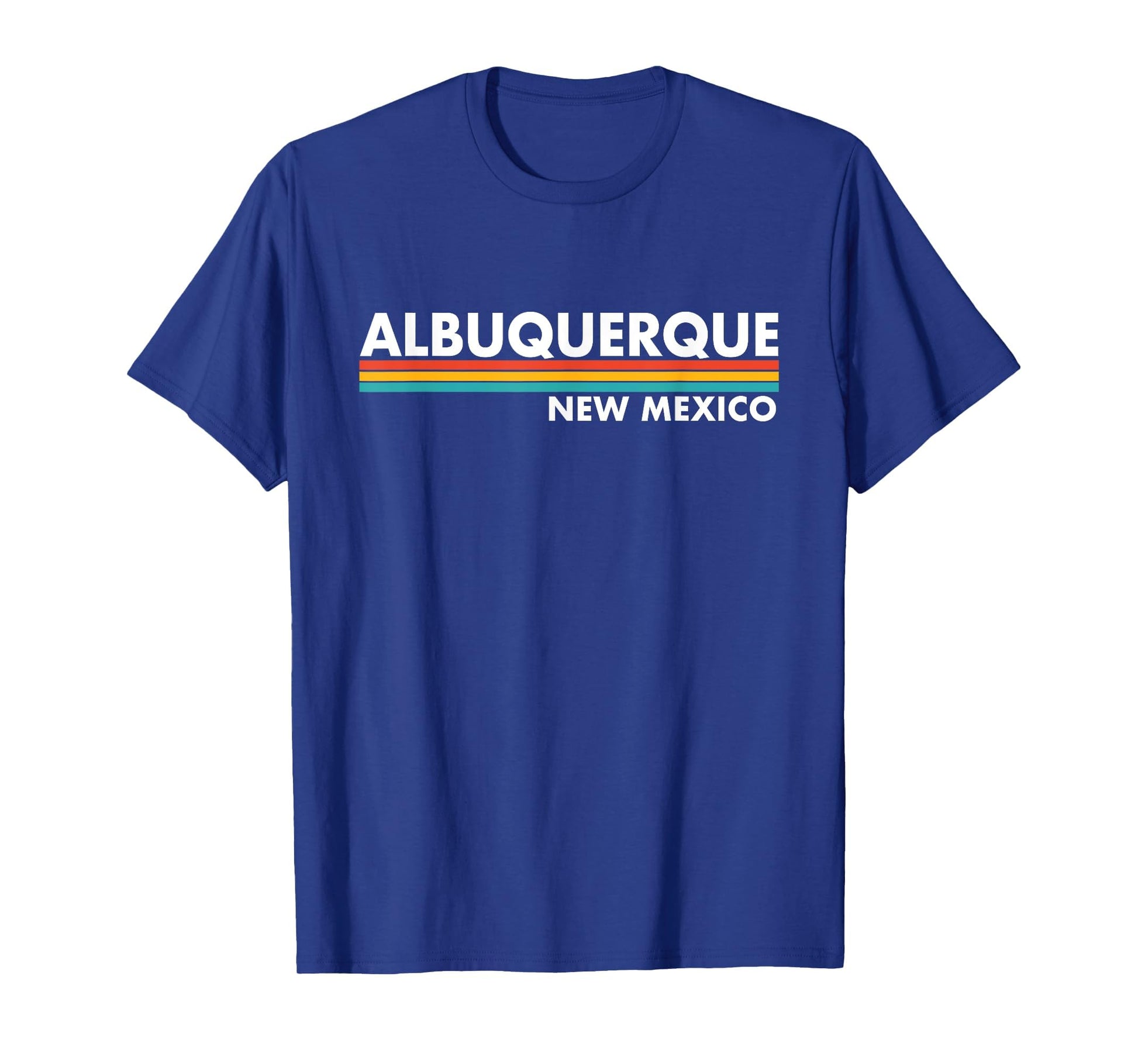Albuquerque New Mexico Stripes T-Shirt - Novelty Apparel for Adults - T-Shirt, Sweatshirt, Hoodie