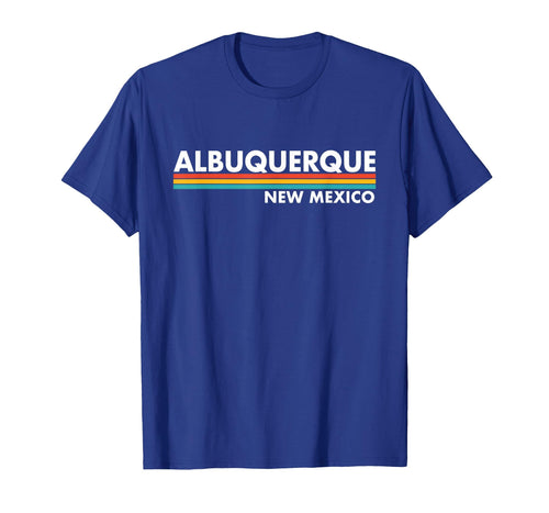 Albuquerque New Mexico Stripes T-Shirt - Novelty Apparel for Adults - T-Shirt, Sweatshirt, Hoodie