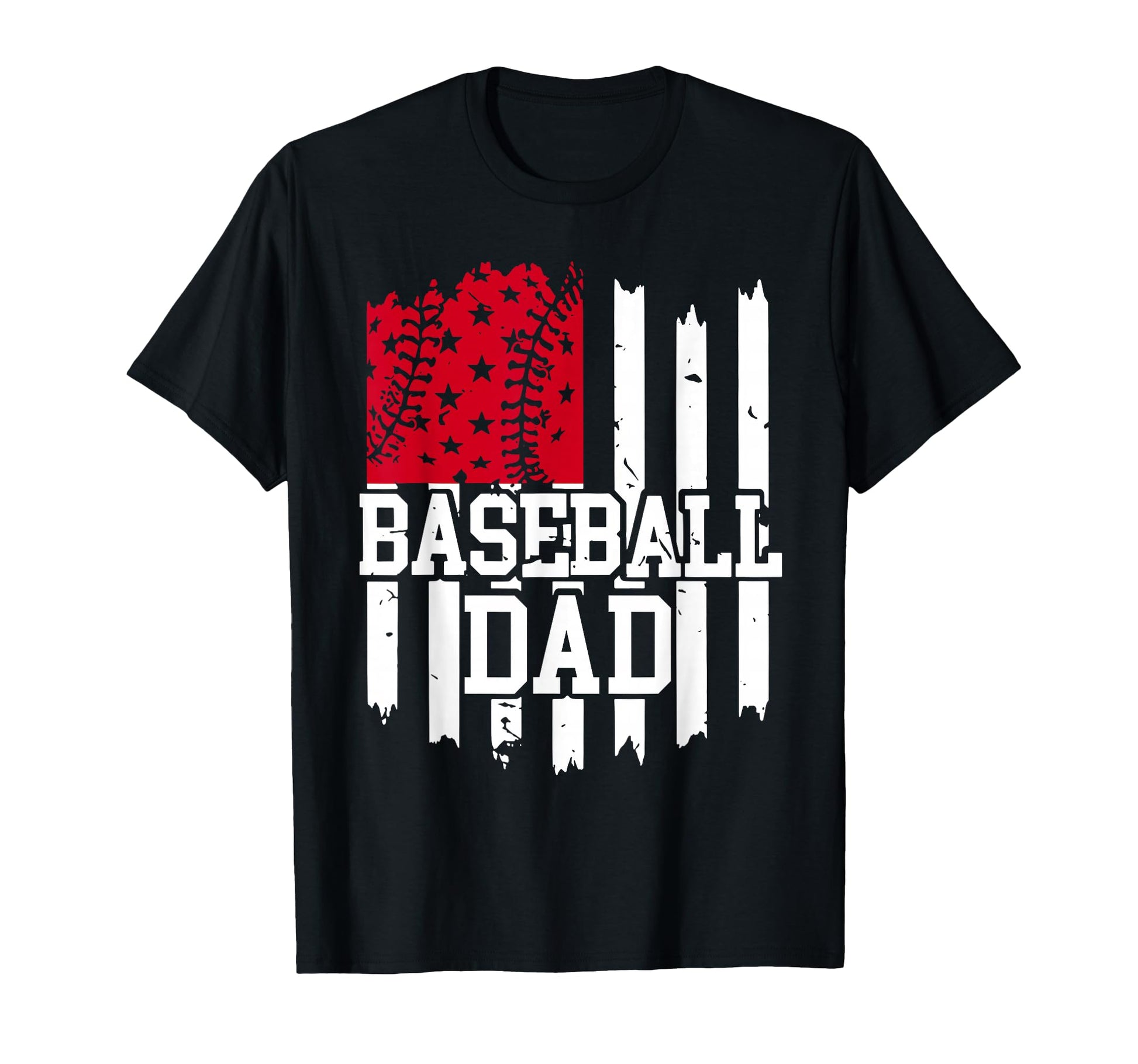 Baseball Dad Patriotic Family Pride Love T-Shirt - Unique Graphic Unisex - T-Shirt, Sweatshirt, Hoodie