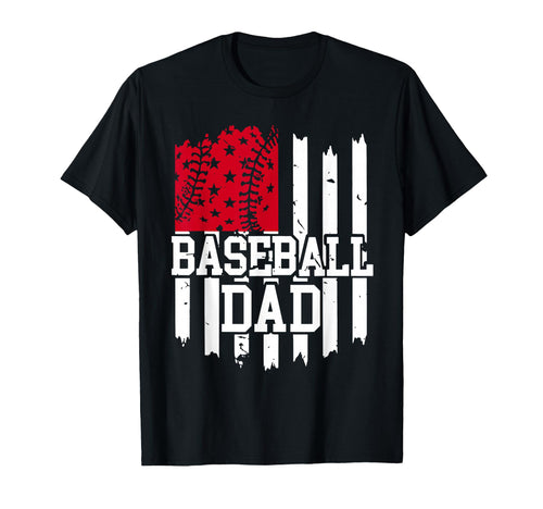 Baseball Dad Patriotic Family Pride Love T-Shirt - Unique Graphic Unisex - T-Shirt, Sweatshirt, Hoodie