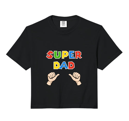 Fathers Day Super Dad Funny Gamer T-Shirt - Trendy Graphic for Adults - T-Shirt, Sweatshirt, Hoodie