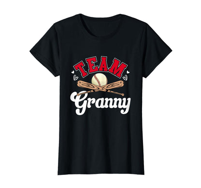 Team Granny Mothers Day Baseball T-Shirt - Trendy Graphic for Adults - T-Shirt, Sweatshirt, Hoodie