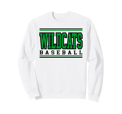 Wildcats Baseball Mom Game Day Sweatshirt - Aesthetic Graphic Men Women - T-Shirt, Sweatshirt, Hoodie