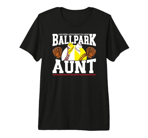 Funny Baseball Softball Aunt Softball T-Shirt - Streetwear Style Unisex - T-Shirt, Sweatshirt, Hoodie