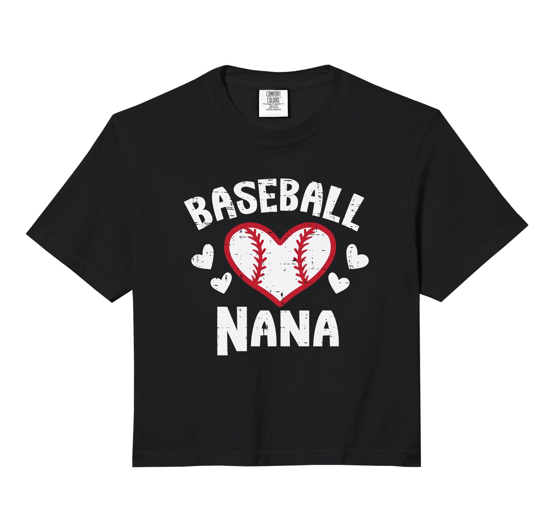 Baseball Nana Heart Family Sweatshirt - Custom Art Print Men Women - T-Shirt, Sweatshirt, Hoodie