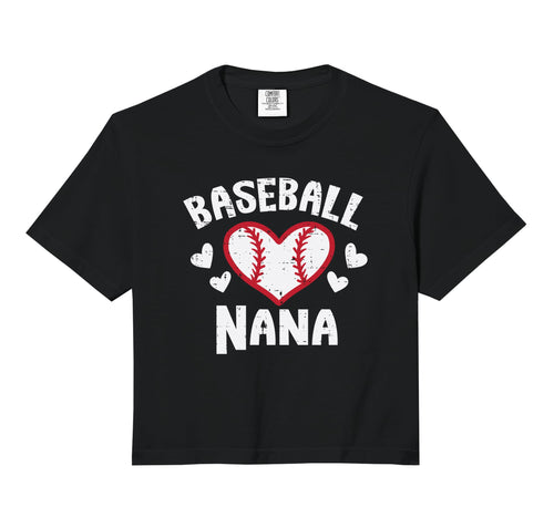 Baseball Nana Heart Family Sweatshirt - Custom Art Print Men Women - T-Shirt, Sweatshirt, Hoodie