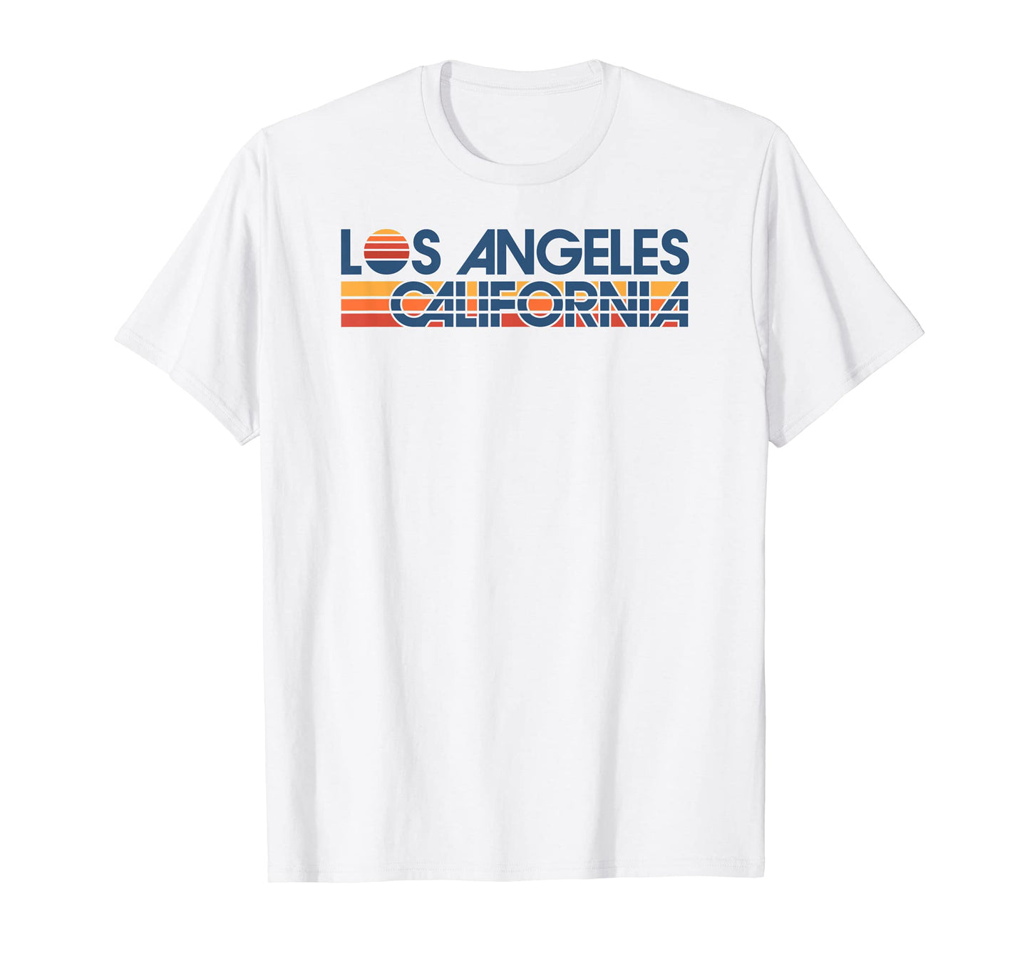 Los Angeles California Stripes T-Shirt - Trendy Graphic for Adults - T-Shirt, Sweatshirt, Hoodie