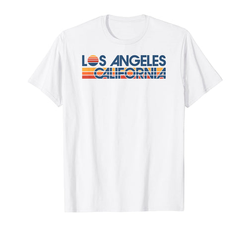 Los Angeles California Stripes T-Shirt - Trendy Graphic for Adults - T-Shirt, Sweatshirt, Hoodie