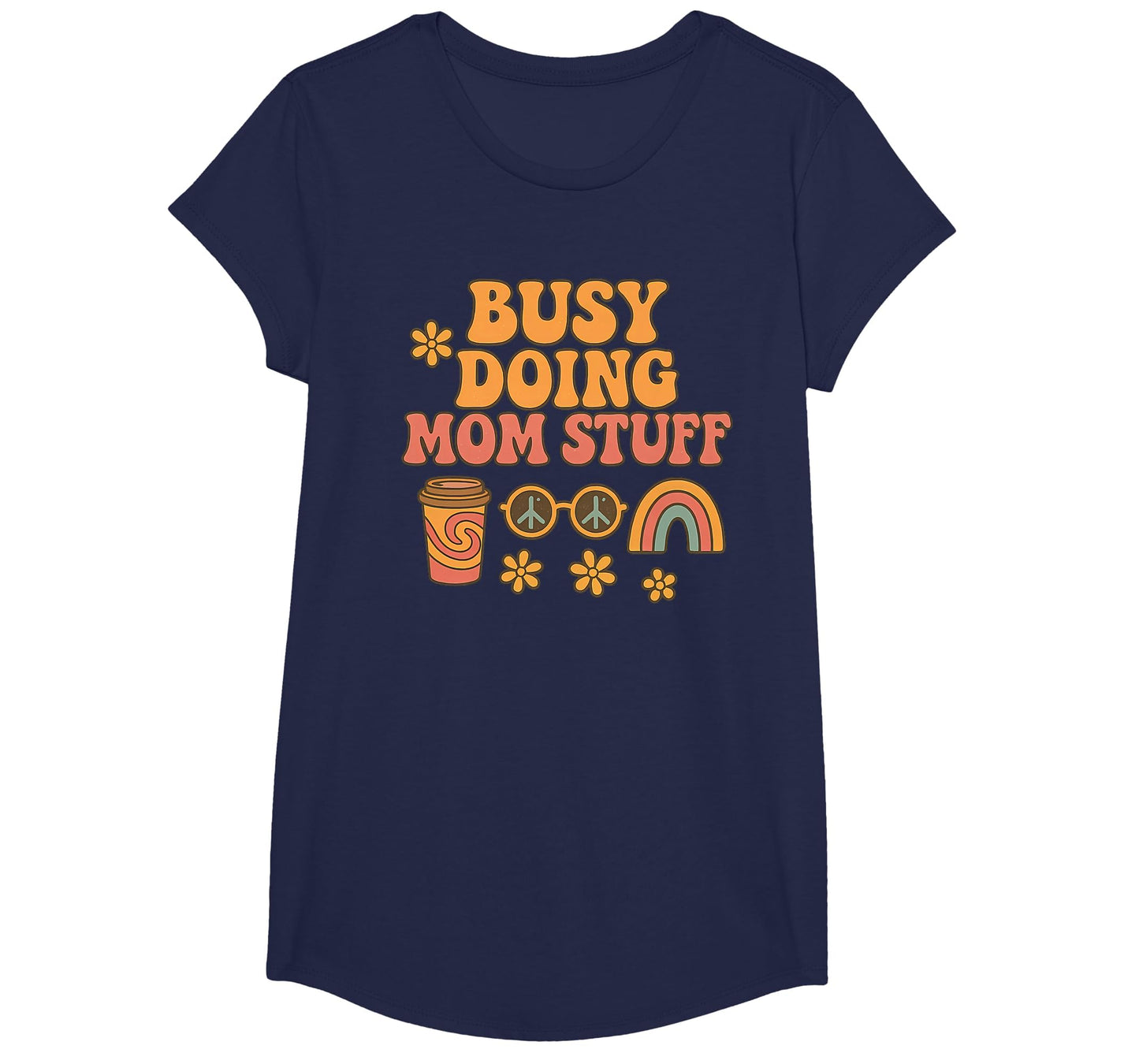 Busy Doing Mom Stuff Boho Funny T-Shirt - Aesthetic Graphic for Adults - T-Shirt, Sweatshirt, Hoodie
