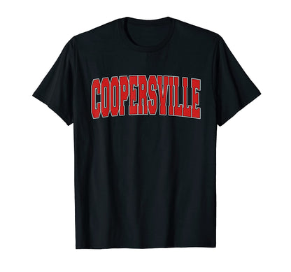 Coopersville Mi Michigan Varsity Usa T-Shirt - Custom Art Print Unisex - T-Shirt, Sweatshirt, Hoodie