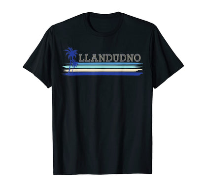 Llandudno Uk Seaside Holiday Surf Palm T-Shirt - Novelty Apparel Men Women - T-Shirt, Sweatshirt, Hoodie