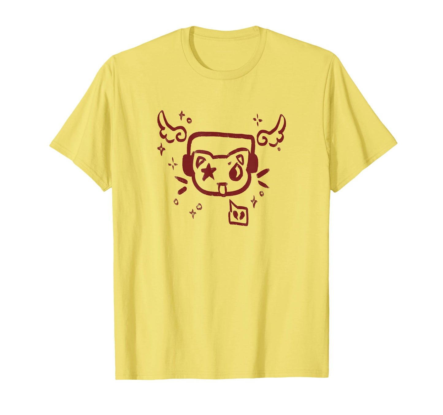 Y2K 90S Cat Headphone Headset Hoodie - Novelty Apparel Unisex - T-Shirt, Sweatshirt, Hoodie