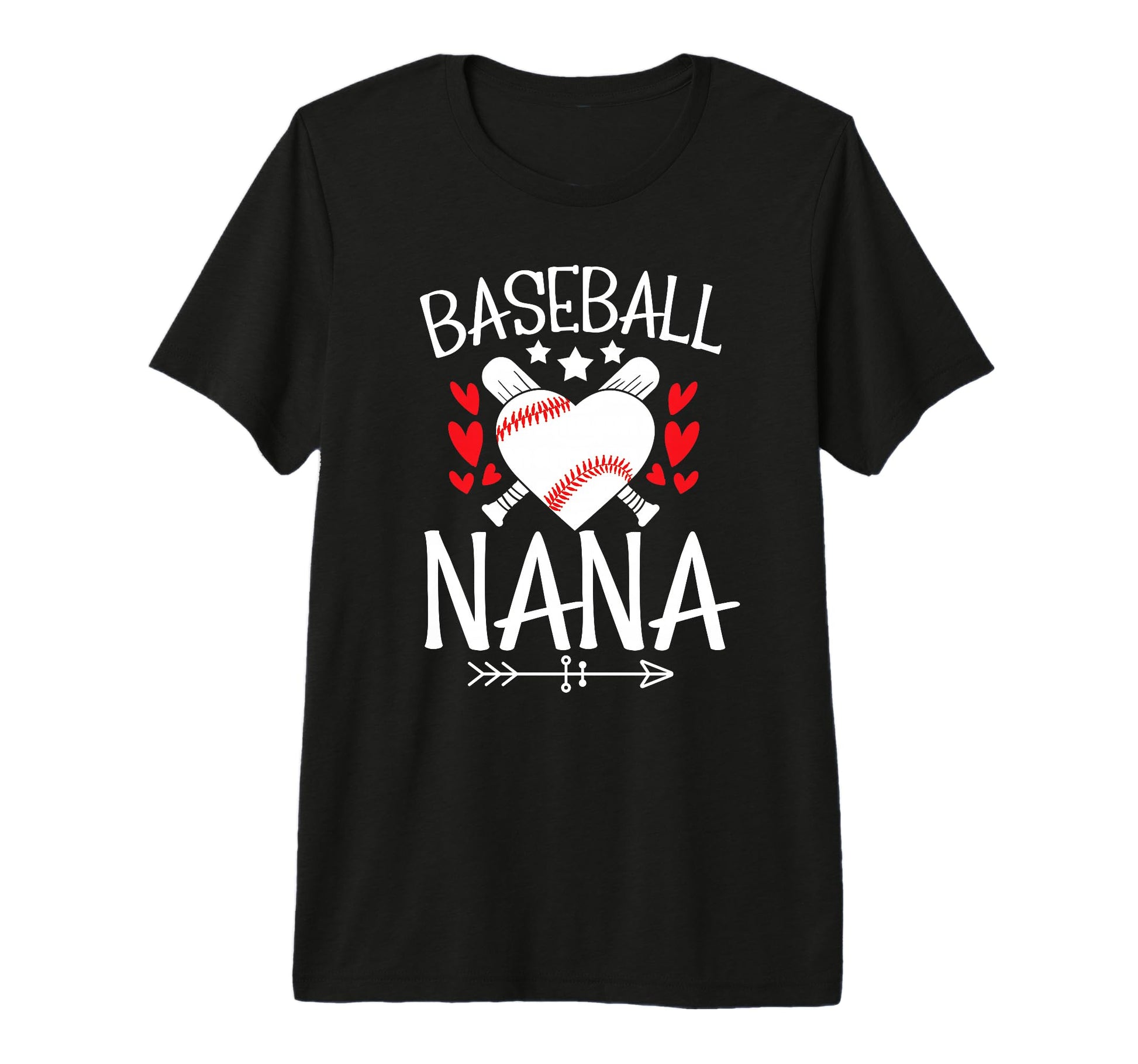Baseball Nana Grandma Nana Baseball T-Shirt - Graphic Print Men Women - T-Shirt, Sweatshirt, Hoodie