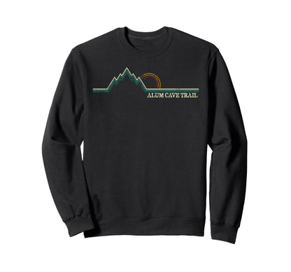 Alum Cave Trail Great Smoky Mountains Sweatshirt - Trendy Graphic Unisex - T-Shirt, Sweatshirt, Hoodie