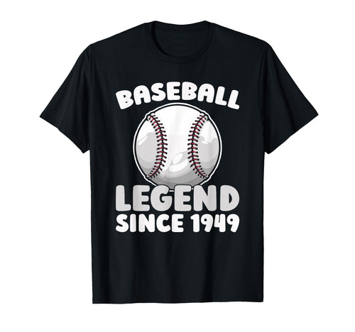Born 1949 Sport Team Player Baseball T-Shirt - Minimalist Print Unisex - T-Shirt, Sweatshirt, Hoodie