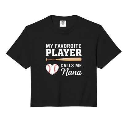 Grandparent My Favorite Player T-Shirt - Aesthetic Graphic for Adults - T-Shirt, Sweatshirt, Hoodie
