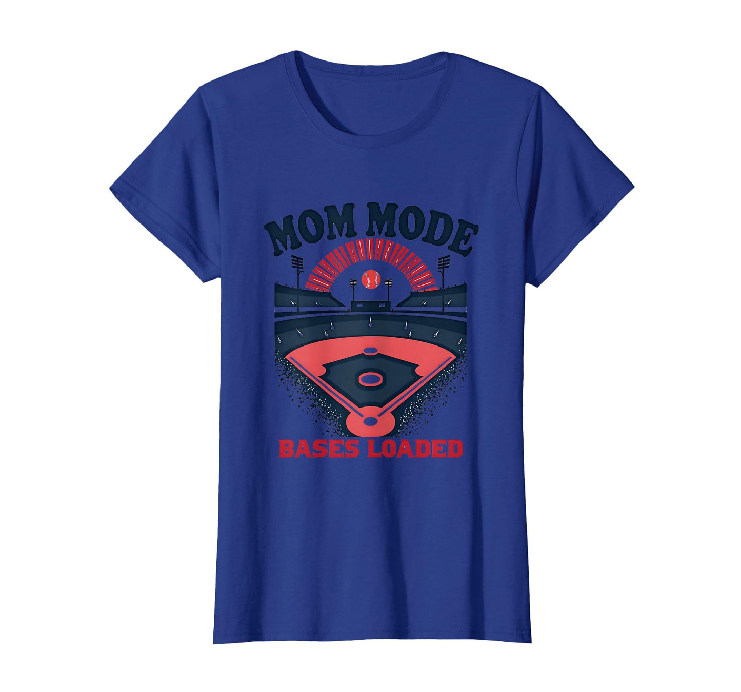 Baseball Mama Mom Mode Bases Loaded T-Shirt - Minimalist Print Unisex - T-Shirt, Sweatshirt, Hoodie