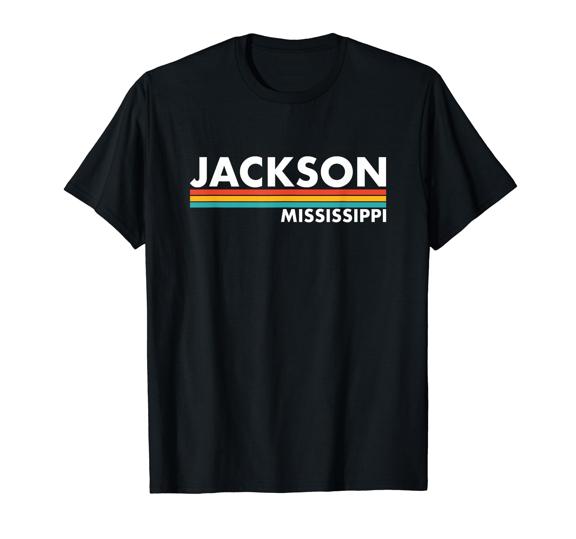 Jackson Mississippi Stripes T-Shirt - Custom Art Print Men Women - T-Shirt, Sweatshirt, Hoodie