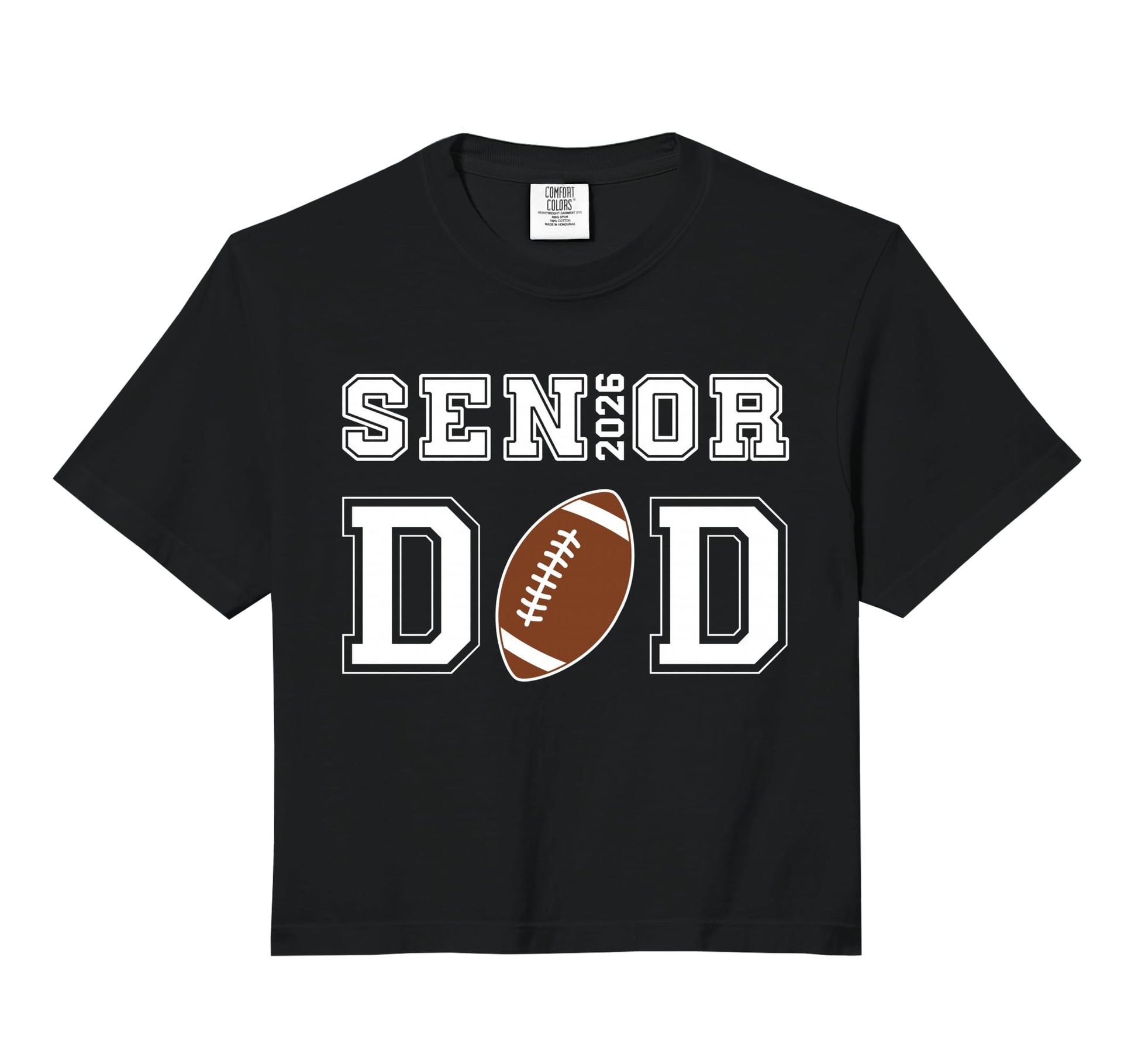 Proud Senior Dad 2026 Football Game Sweatshirt - Aesthetic Graphic Unisex - T-Shirt, Sweatshirt, Hoodie