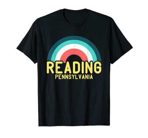 Reading Pennsylvania Rainbow T-Shirt - Aesthetic Graphic for Adults - T-Shirt, Sweatshirt, Hoodie