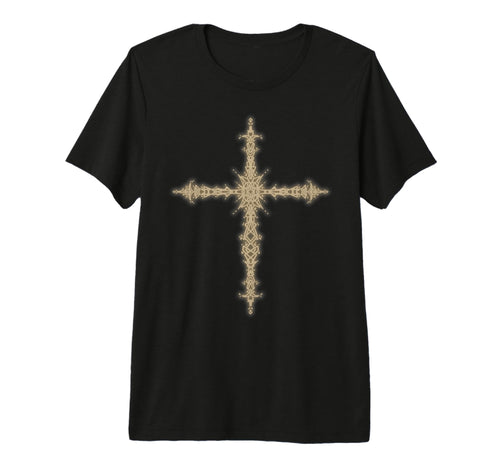 90S Y2K Goth Cross Grunge Emo Alt Tri T-Shirt - Unique Graphic for Adults - T-Shirt, Sweatshirt, Hoodie