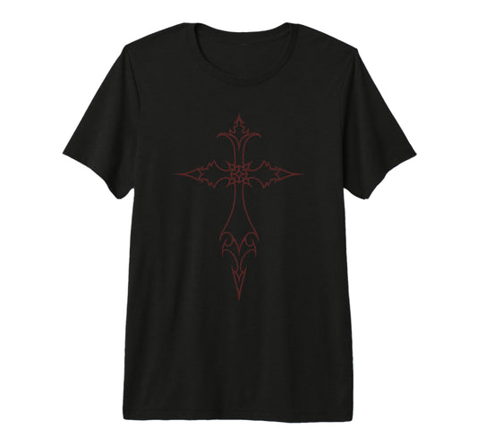Y2K 90S Goth Cross Grunge Emo Alt T-Shirt - Fun Novelty Design Men Women - T-Shirt, Sweatshirt, Hoodie
