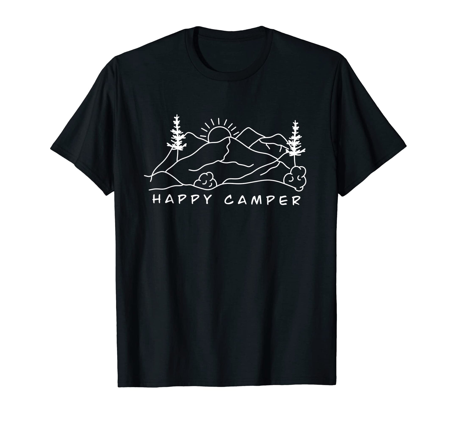 American Happy Camper 90S Gorpcore T-Shirt - Aesthetic Graphic for Adults - T-Shirt, Sweatshirt, Hoodie