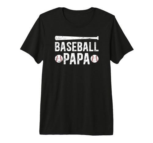 Mens Baseball Papa Proud Grandpa T-Shirt - Fun Novelty Design Men Women - T-Shirt, Sweatshirt, Hoodie