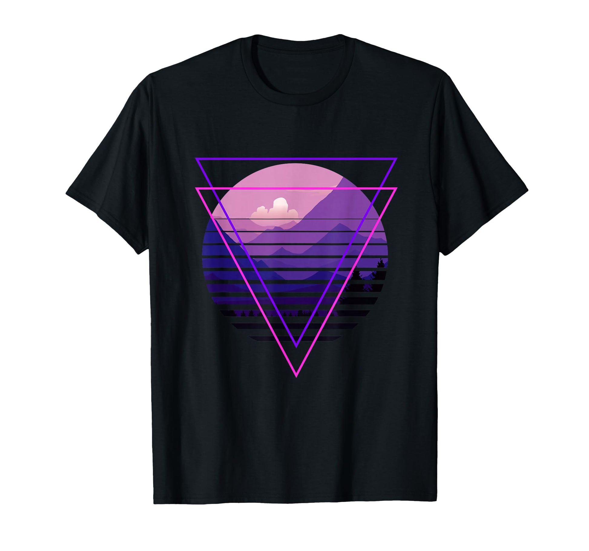 Vaporwave Aesthetic Landscapes T-Shirt - Unique Graphic for Adults - T-Shirt, Sweatshirt, Hoodie