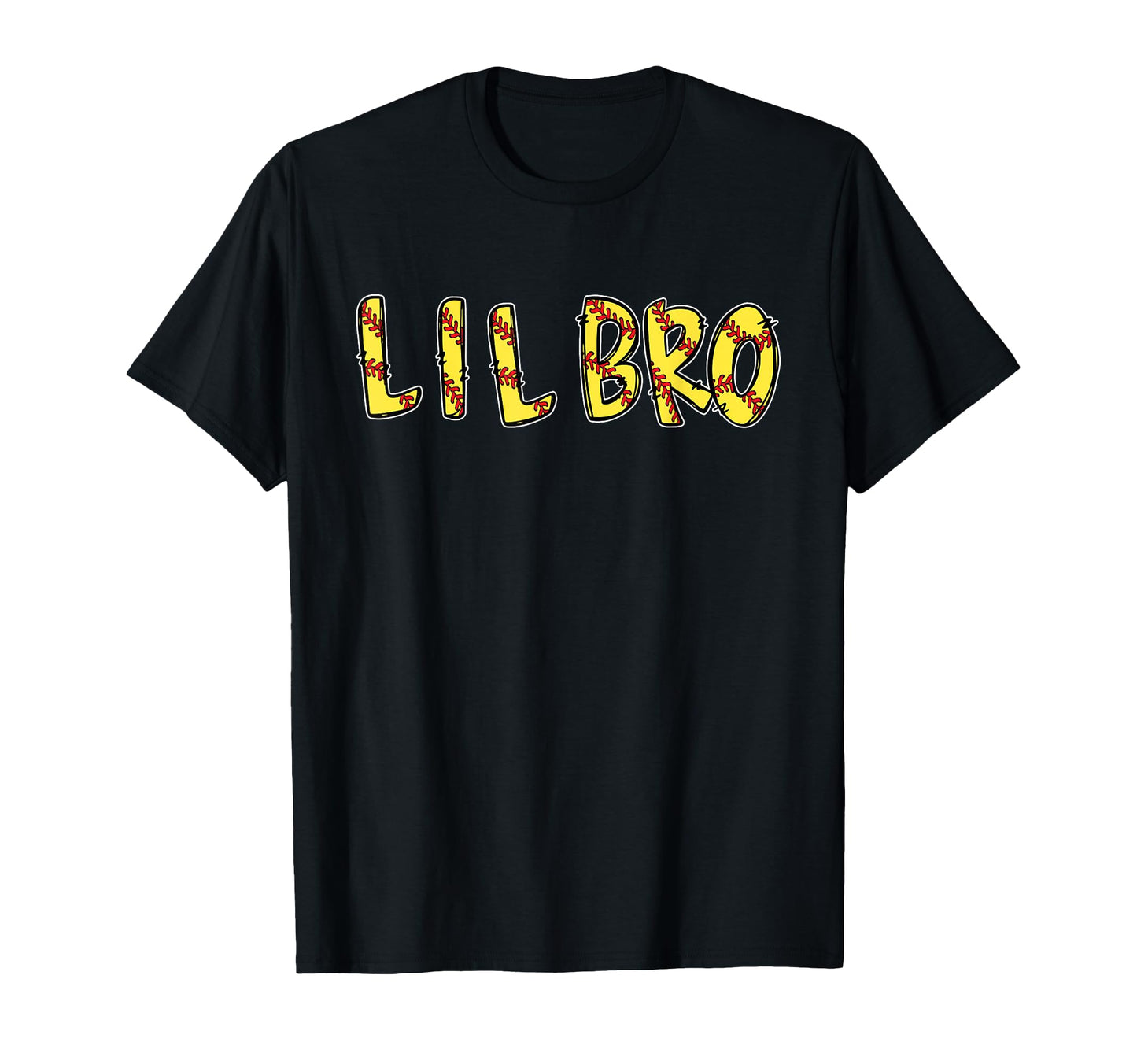 Softball Brother Lil Bro Birthday Party T-Shirt - Novelty Apparel Unisex - T-Shirt, Sweatshirt, Hoodie