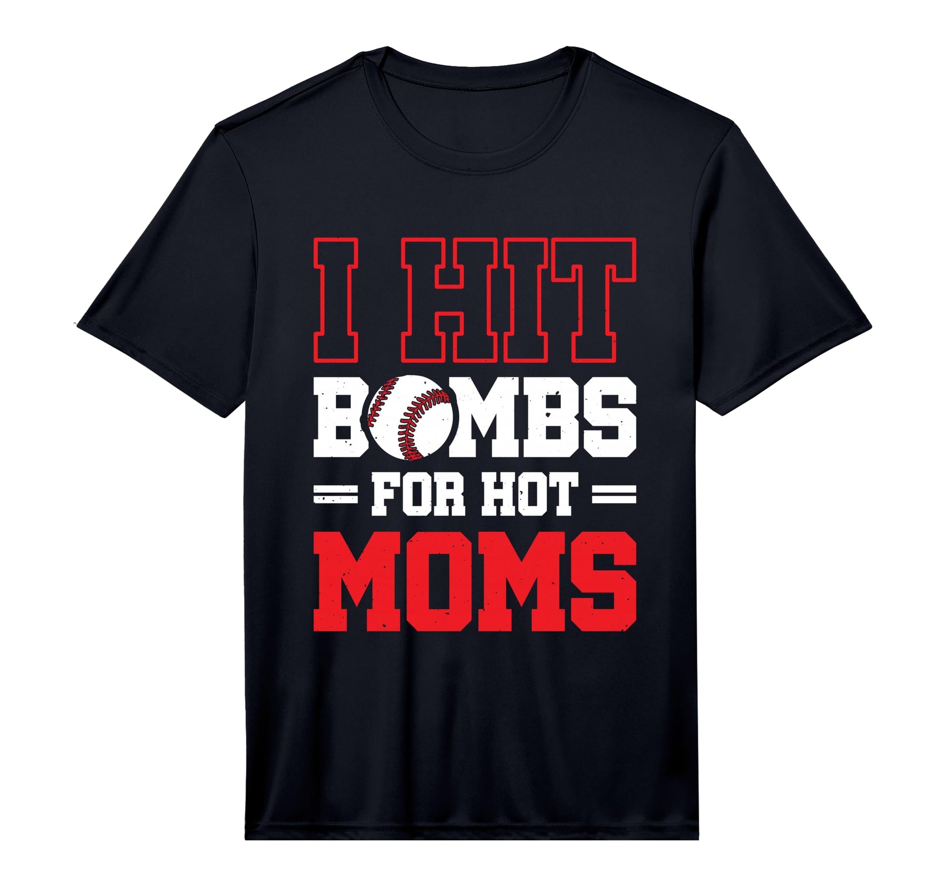 Mens I Hit Bombs Hot Moms Baseball T-Shirt - Minimalist Print Men Women - T-Shirt, Sweatshirt, Hoodie