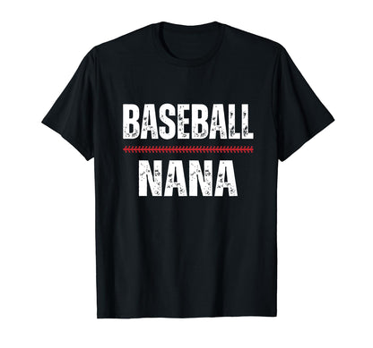 Baseball Nana Proud Love Baseball T-Shirt - Custom Art Print Men Women - T-Shirt, Sweatshirt, Hoodie
