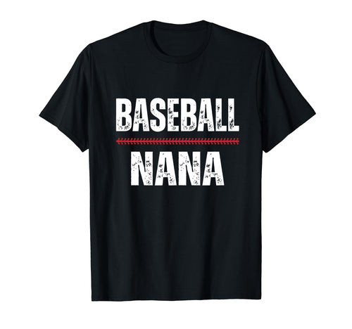 Baseball Nana Proud Love Baseball T-Shirt - Custom Art Print Men Women - T-Shirt, Sweatshirt, Hoodie