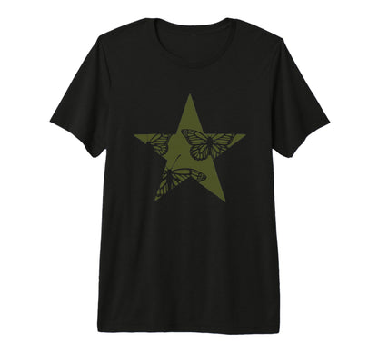 Star Stencil Graffiti Art Grunge Emo T-Shirt - Custom Art Print for Adults - T-Shirt, Sweatshirt, Hoodie