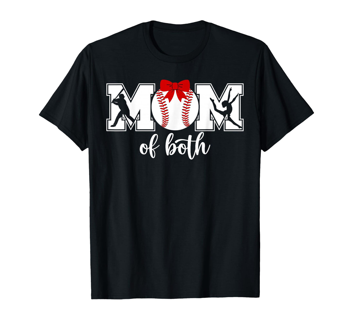 Mom Both Proud Baseball And Dance Mom T-Shirt - Minimalist Print Unisex - T-Shirt, Sweatshirt, Hoodie