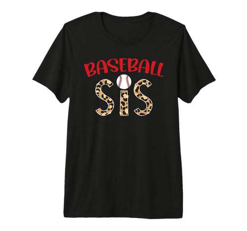 Baseball Sis Leopard Baseball Sister T-Shirt - Streetwear Style Men Women - T-Shirt, Sweatshirt, Hoodie